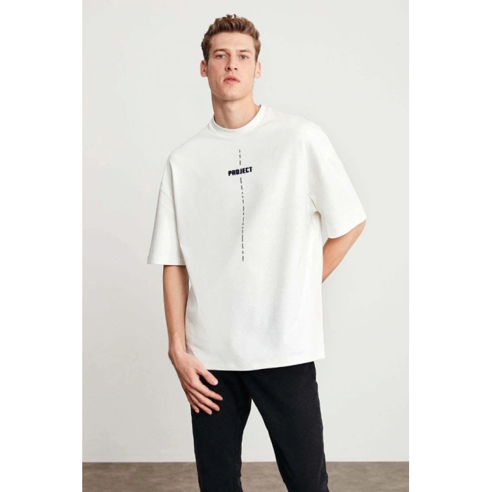 MARSiLYAN- Unisex Baskılı Oversize TShirt