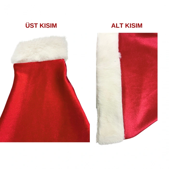 MARSiLYAN- Unisex Seksi Kadife Yılbaşı Şapkası TG279302