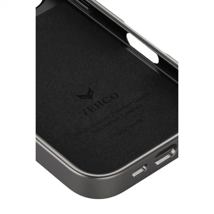 MARSİLYAN™- Venco Apple İphone 16 Pro Max Brand Kapak - Gümüş