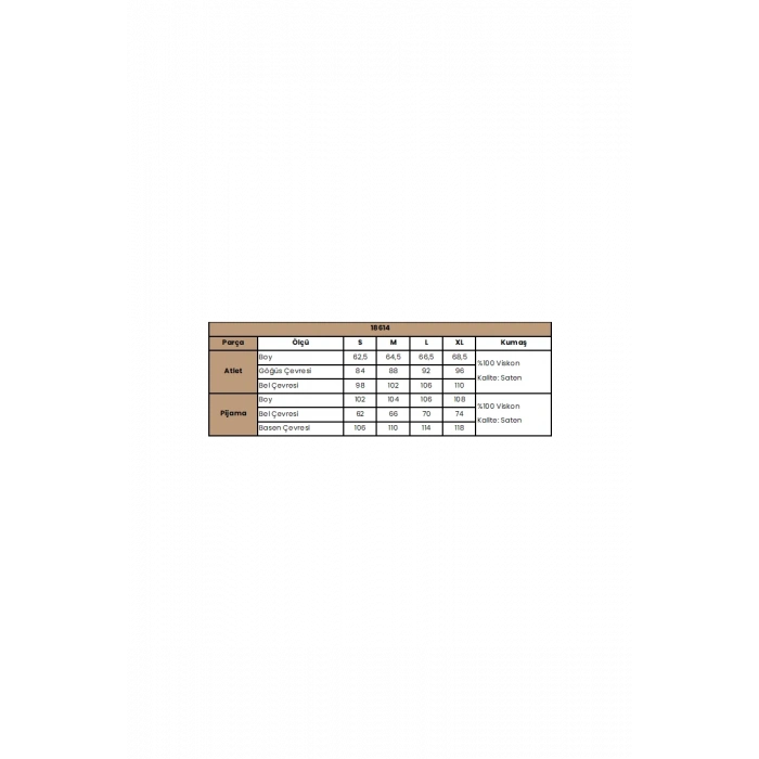 MARSiLYAN-  Viskon Dantelli ve Dekolteli Saten Pijama Takımı