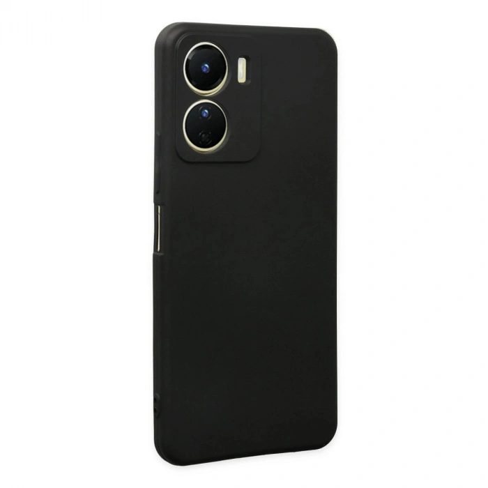 MARSİLYAN™- Vivo Y16 Kılıf First Silikon - Siyah