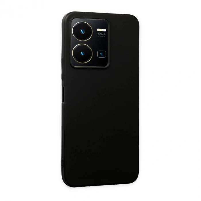 MARSİLYAN™- Vivo Y35 Kılıf First Silikon - Siyah