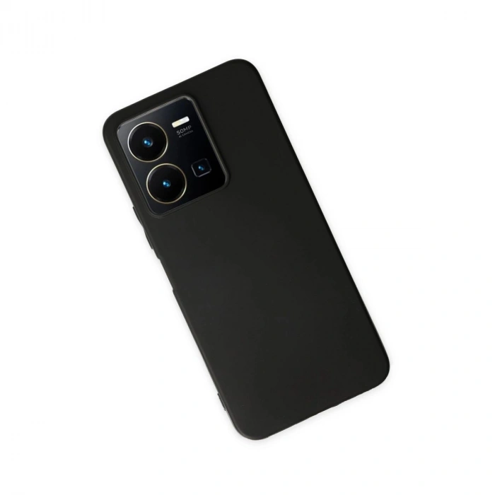 MARSİLYAN™- Vivo Y35 Kılıf First Silikon - Siyah