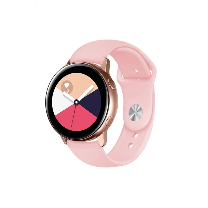 MARSİLYAN™- Watch 22mm Klasik Kordon - Pembe