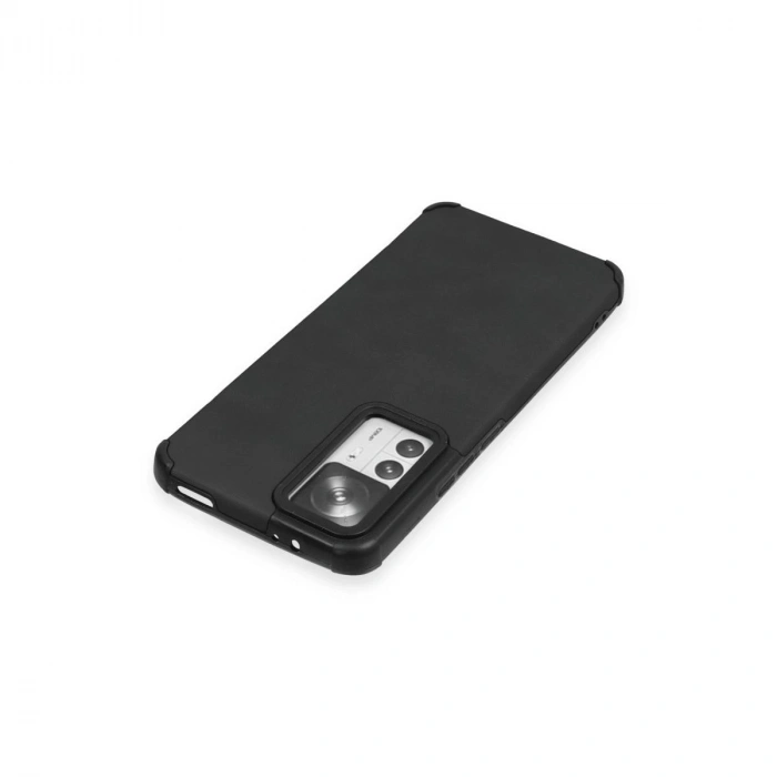 MARSİLYAN™- Xiaomi Mi 12t Kılıf Loop Deri Silikon - Siyah