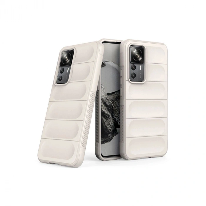 MARSİLYAN™- Xiaomi Mi 12t Pro Kılıf Optimum Silikon - Krem