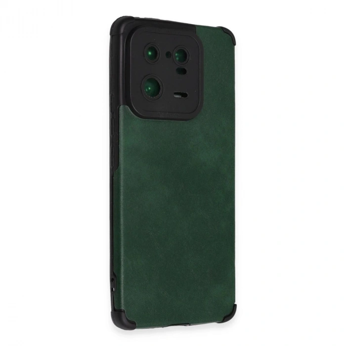 MARSİLYAN™- Xiaomi Mi 13 Pro Kılıf Loop Deri Silikon - Yeşil