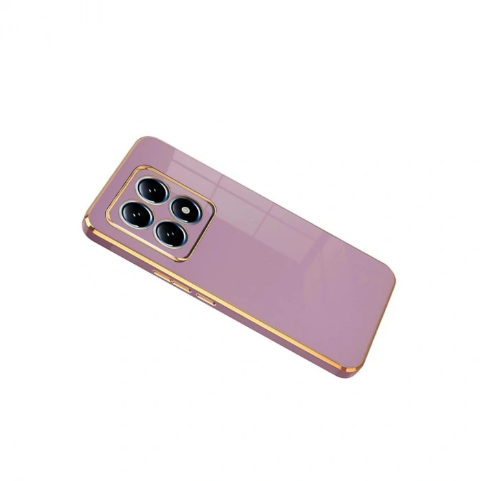 MARSİLYAN™- Xiaomi Mi 14t Pro Volet Silikon - Mor