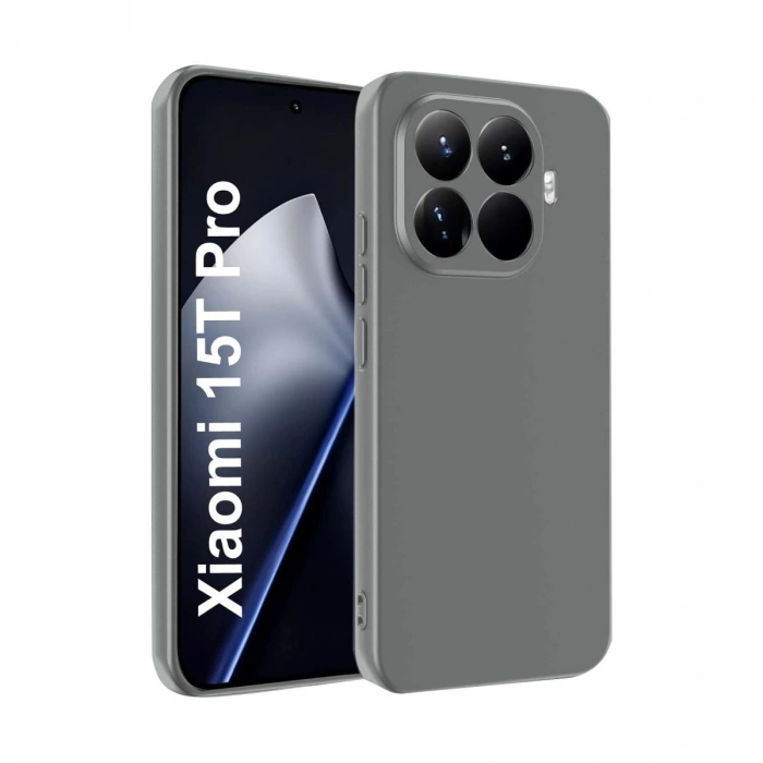 MARSİLYAN™- Xiaomi Mi 15t Pro First Silikon - Gri
