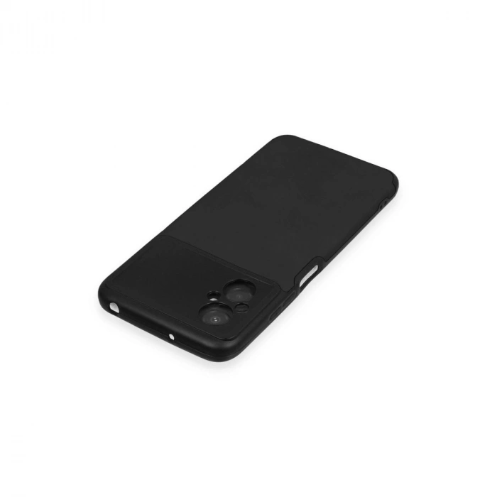 MARSİLYAN™- Xiaomi Poco M5 Kılıf Loop Deri Silikon - Siyah