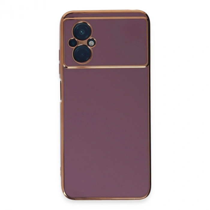 MARSİLYAN™- Xiaomi Poco M5 Kılıf Volet Silikon - Mor