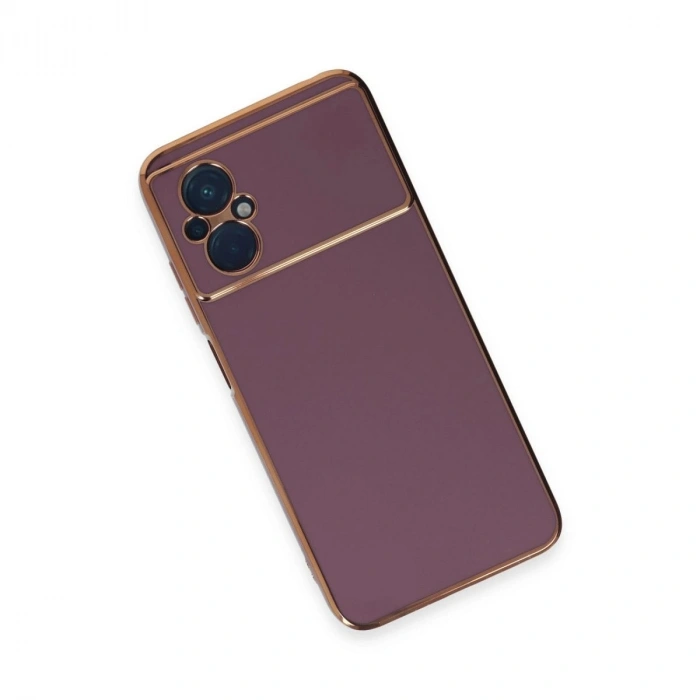 MARSİLYAN™- Xiaomi Poco M5 Kılıf Volet Silikon - Mor