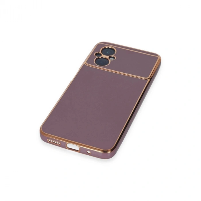 MARSİLYAN™- Xiaomi Poco M5 Kılıf Volet Silikon - Mor