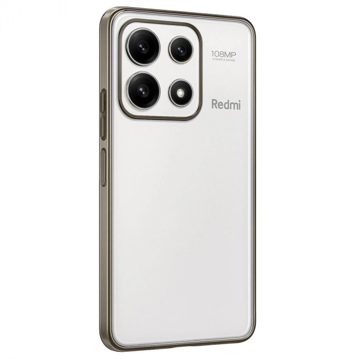 MARSİLYAN™- Xiaomi Poco X6 Pro Kılıf Razer Lensli Silikon - Gold