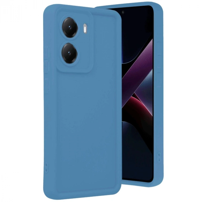 MARSİLYAN™- Xiaomi Poco X7 Pro Viera Silikon - Mavi