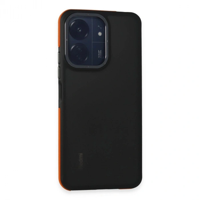MARSİLYAN™- Xiaomi Redmi 13c Harvel Kapak - Turuncu