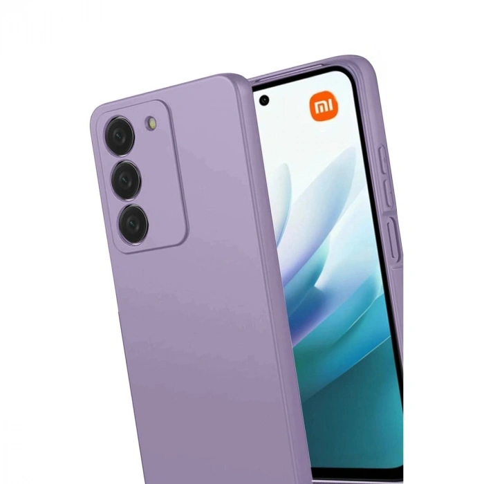 MARSİLYAN™- Xiaomi Redmi 15 4g First Silikon - Lila