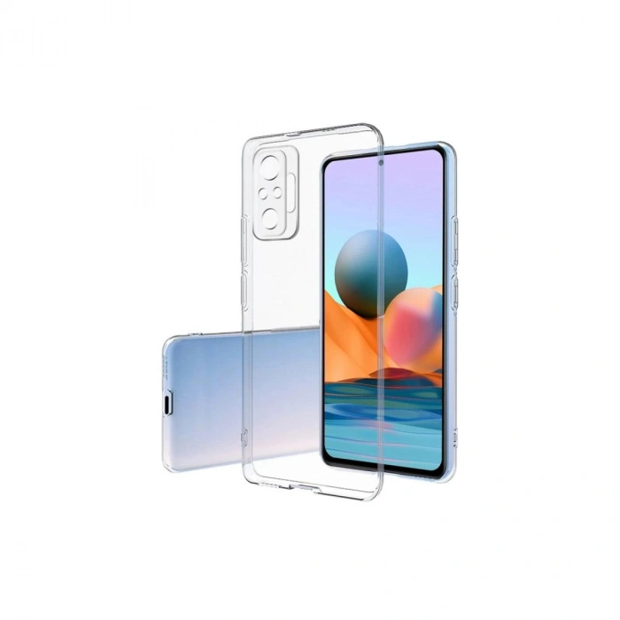 MARSİLYAN™- Xiaomi Redmi Note 10 Pro Kılıf Lüx Şeffaf Silikon