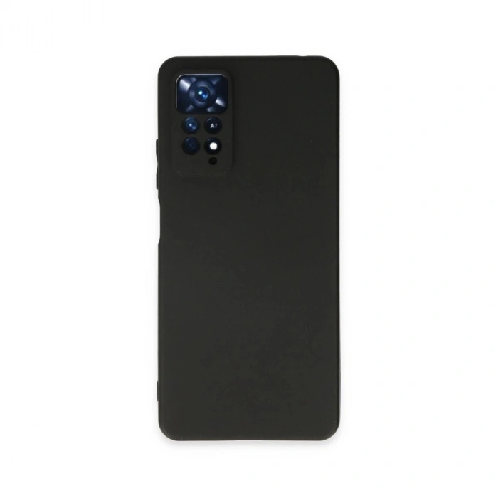 MARSİLYAN™- Xiaomi Redmi Note 11 Kılıf First Silikon - Siyah