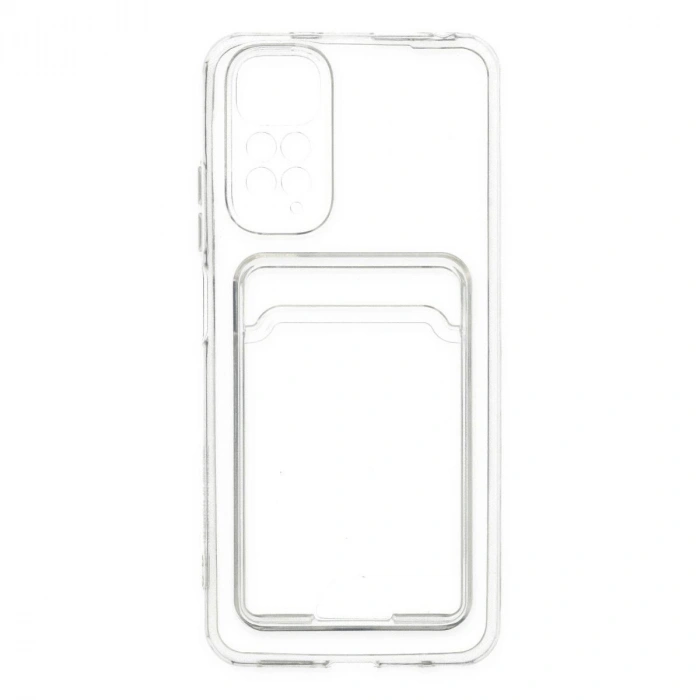 MARSİLYAN™- Xiaomi Redmi Note 11 Kılıf Kart Şeffaf Silikon - Şeffaf