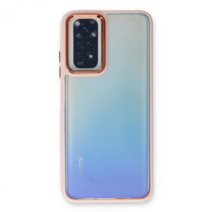 MARSİLYAN™- Xiaomi Redmi Note 11 Pro Kılıf Dora Kapak - Pudra