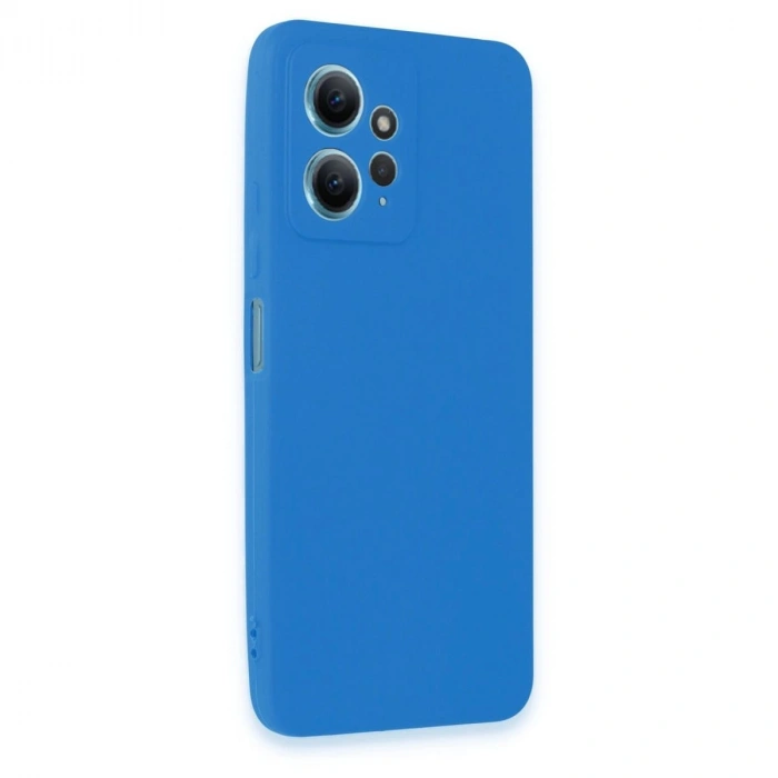 MARSİLYAN™- Xiaomi Redmi Note 12 4g Kılıf First Silikon - Mavi