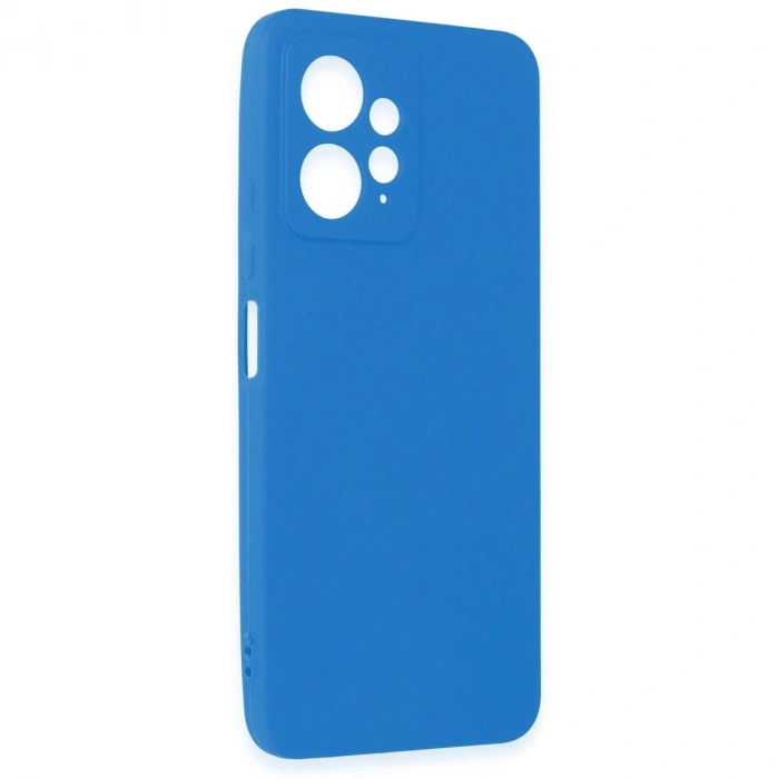 MARSİLYAN™- Xiaomi Redmi Note 12 4g Kılıf First Silikon - Mavi