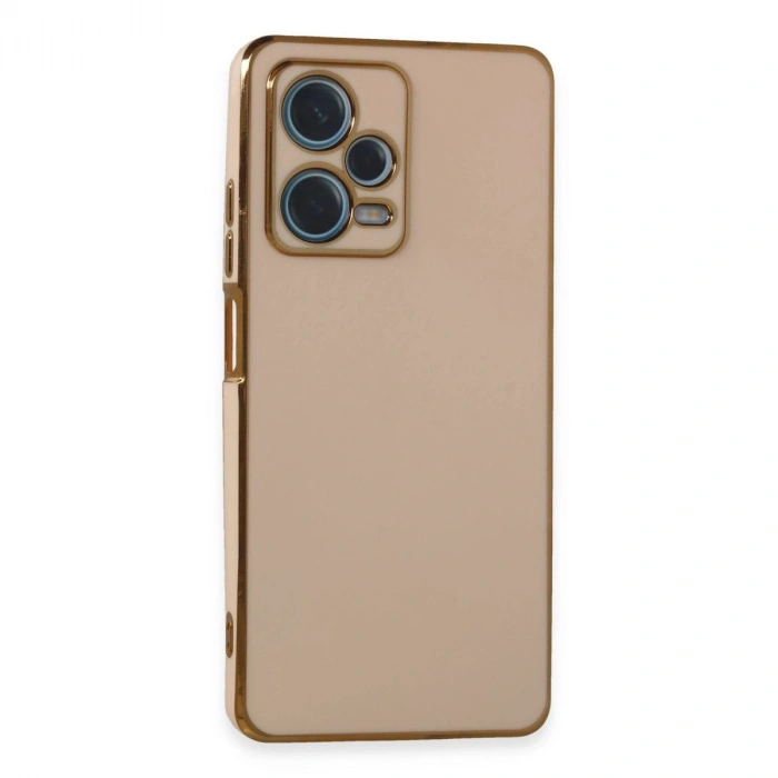 MARSİLYAN™- Xiaomi Redmi Note 12 Pro Plus Kılıf Volet Silikon - Pembe