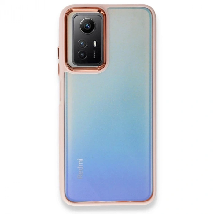 MARSİLYAN™- Xiaomi Redmi Note 12s Kılıf Dora Kapak - Pudra