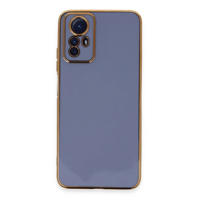 MARSİLYAN™- Xiaomi Redmi Note 12s Kılıf Volet Silikon - Mavi