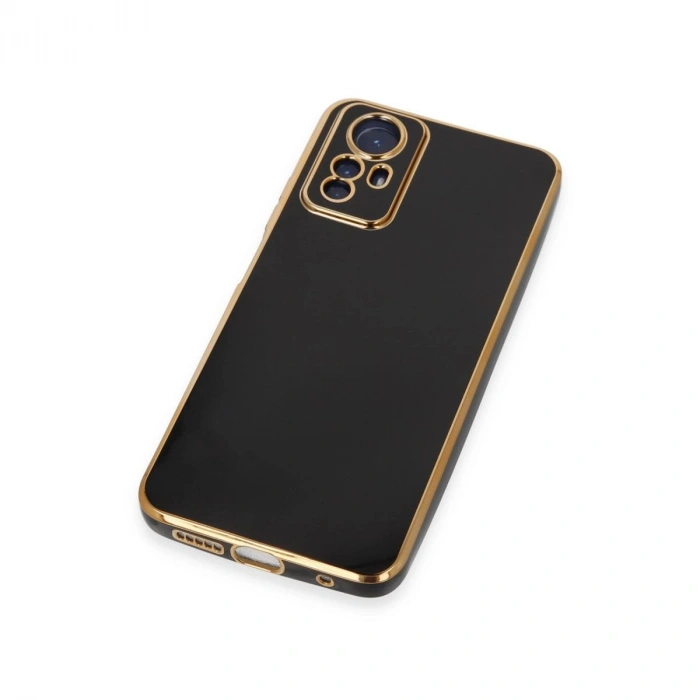 MARSİLYAN™- Xiaomi Redmi Note 12s Kılıf Volet Silikon - Siyah