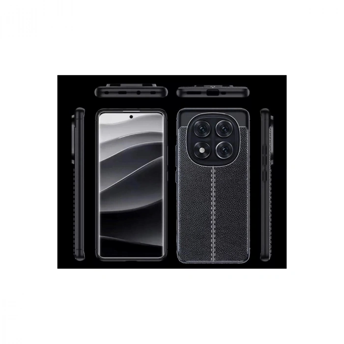 MARSİLYAN™- Xiaomi Redmi Note 14 Pro 4g Kılıf Auto Focus Kapak - Siyah