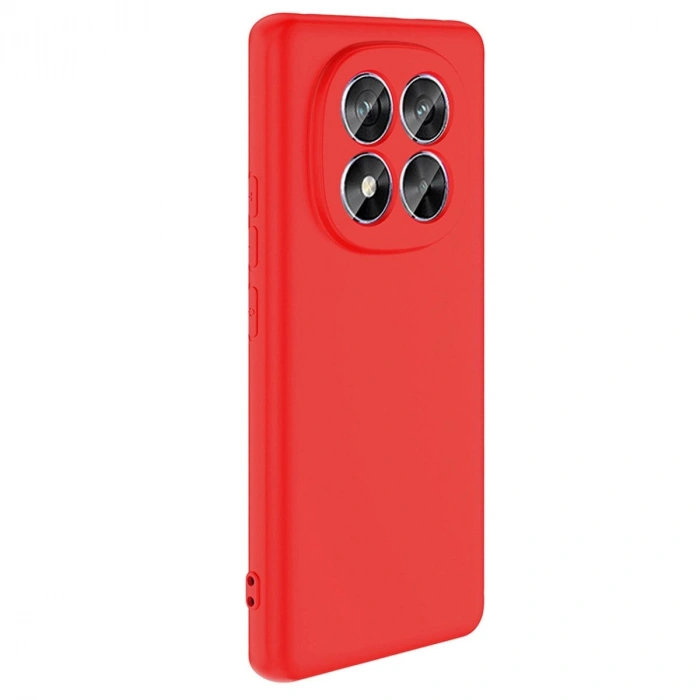 MARSİLYAN™- Xiaomi Redmi Note 14 Pro 4g Kılıf First Silikon - Kırmızı