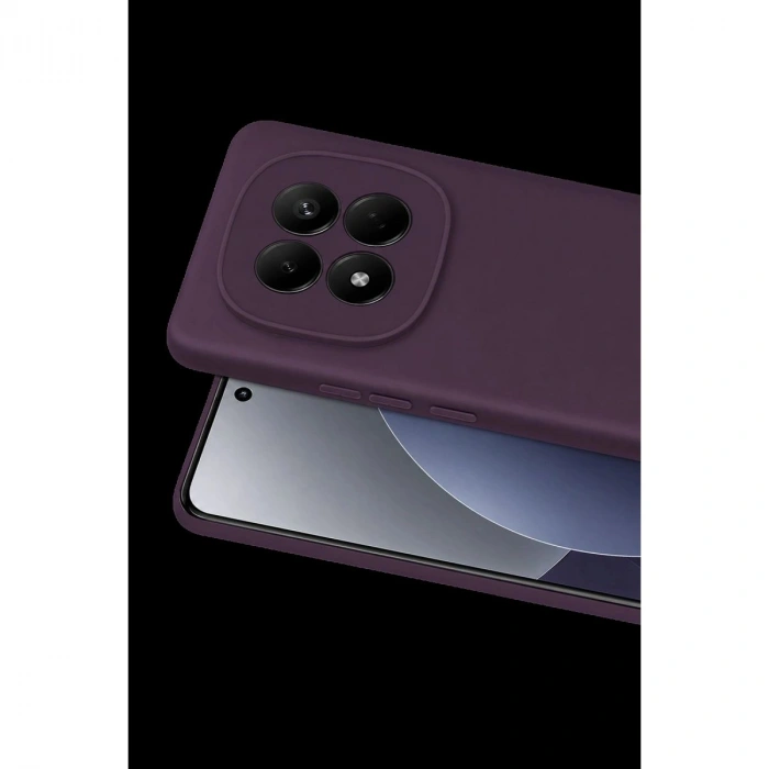 MARSİLYAN™- Xiaomi Redmi Note 15 4g First Silikon - Mürdüm