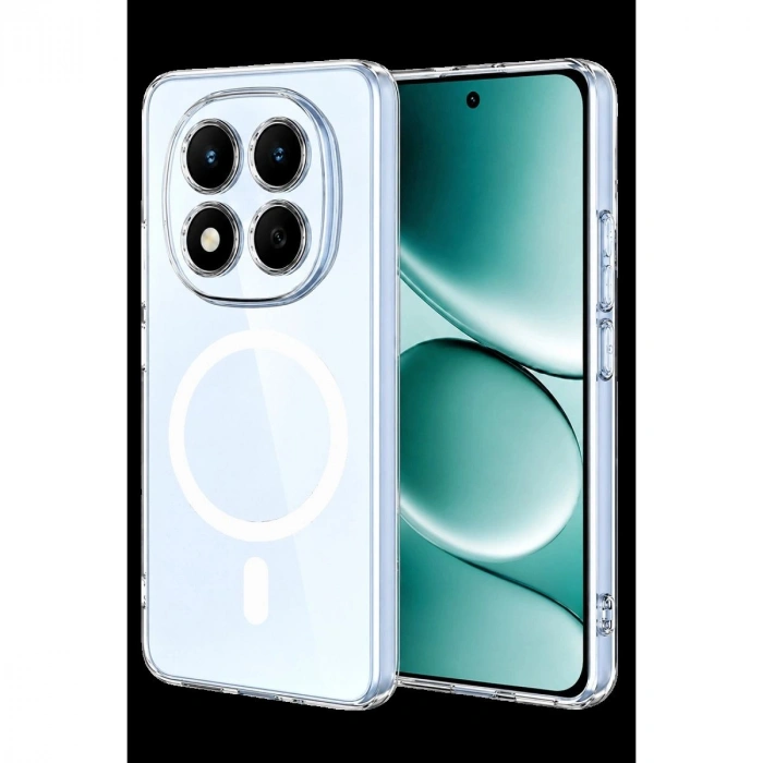 MARSİLYAN™- Xiaomi Redmi Note 15 Pro Plus 5g Combo Sert Şeffaf Magsafe Kapak - Şeffaf