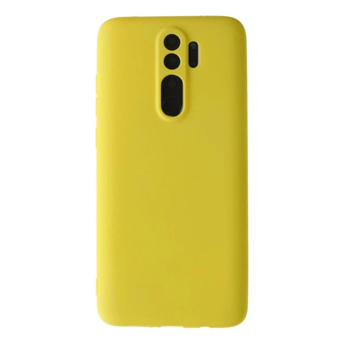 MARSİLYAN™- Xiaomi Redmi Note 8 Pro Kılıf First Silikon - Sarı