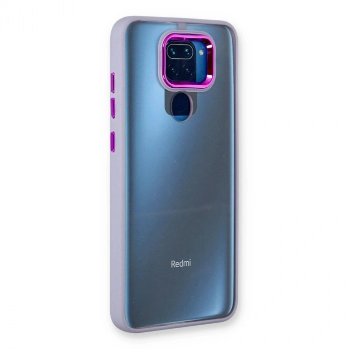MARSİLYAN™- Xiaomi Redmi Note 9 Kılıf Dora Kapak - Lila