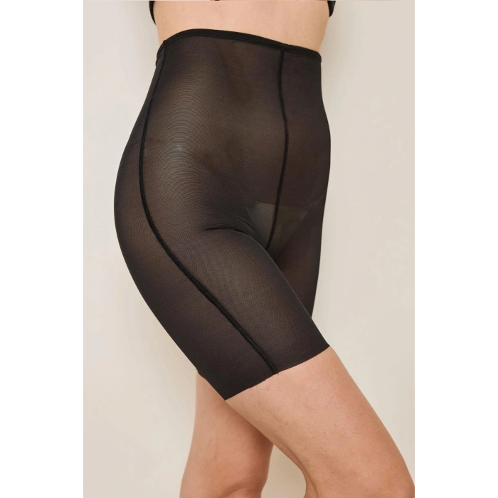 MARSiLYAN-  Yüksek Bel Paçalı Şort Korse