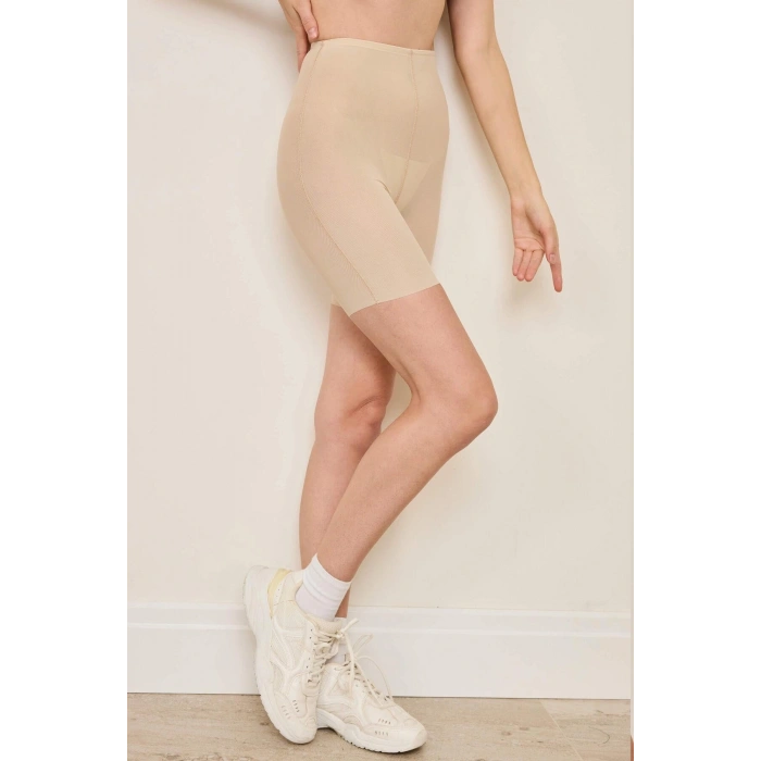 MARSiLYAN-  Yüksek Bel Paçalı Şort Korse