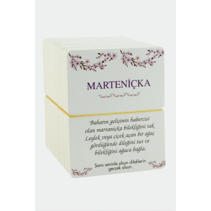 Marteniçka Bileklik Kartı