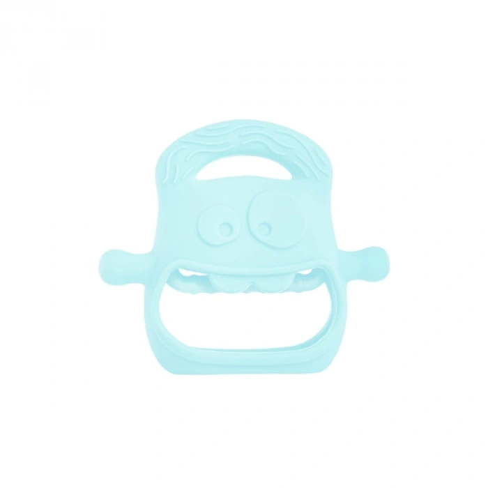 Mavi Bebek Silikon Diş Kaşıyıcı