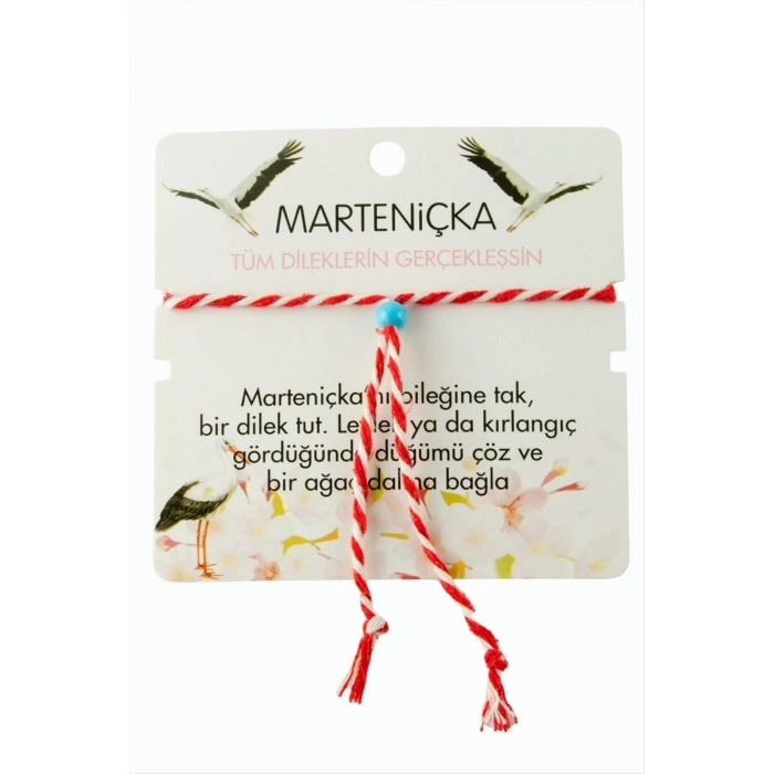 Mavi Boncuk Marteniçka Bileklik