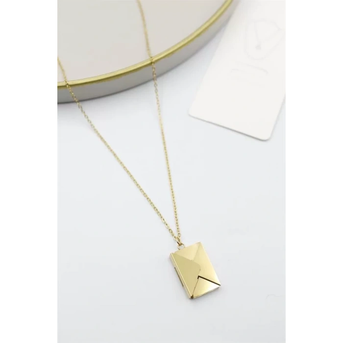 Mektup Kolye - Altın