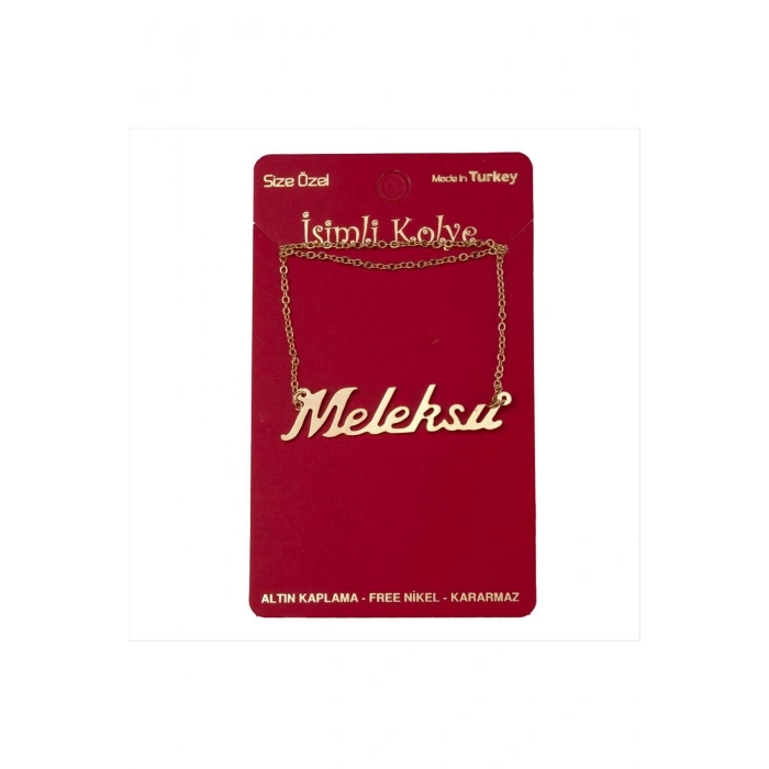 Meleksu İsimli Kolye (Kişiye Özel)