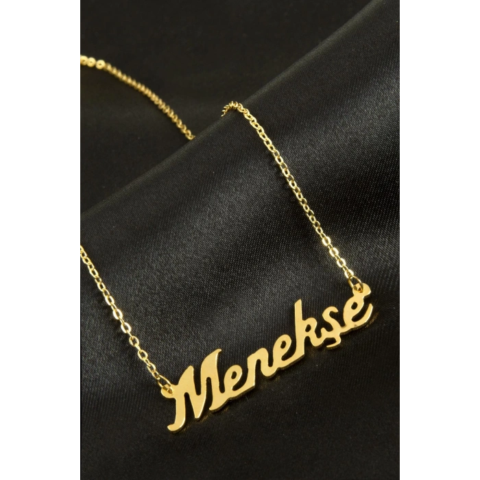 Menekşe İsimli Kolye (Kişiye Özel)