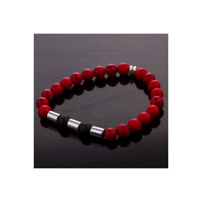 Mercan-Onix Doğaltaş Bileklik