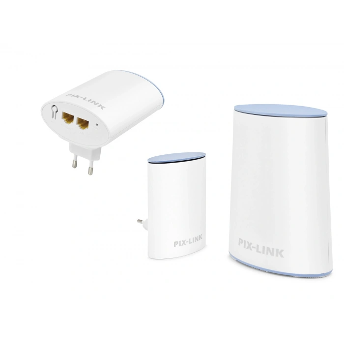 Mesh Wifi Sistemi Ac1200 Dual Band 3’Lü Set - Beyaz LV-WMS01