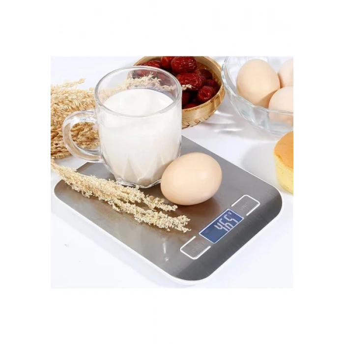 Metal Dijital Mutfak Terazisi Hassas Tartı 5 Kg Crown (4887)