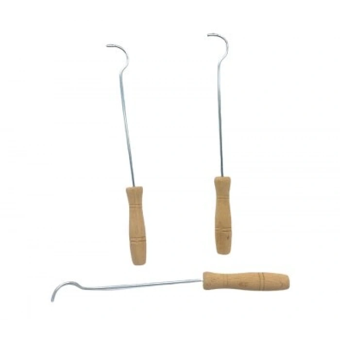 Metal Soba Kapak Açacağı - Ahşap Saplı - Güvenli Kullanım