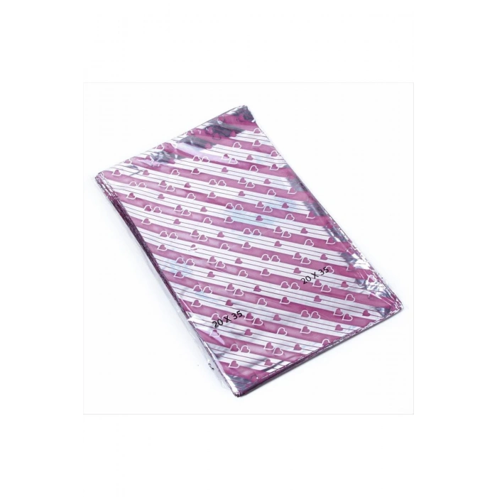 Metalize Hediye Poşet Paketi 100lü (20*35)